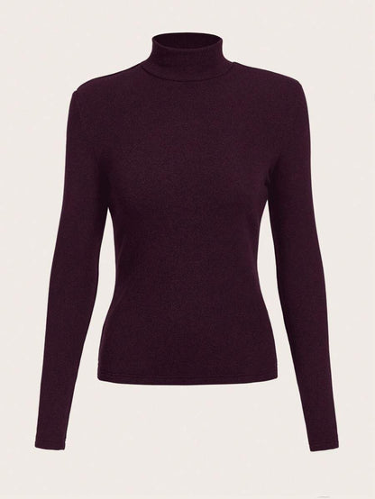 Aberdeen Fleece Lined Thermal Mock Neck Fitted Top