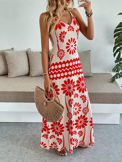 Breezaya Women's Casual Vacation Bohemian Style Dress Mensa