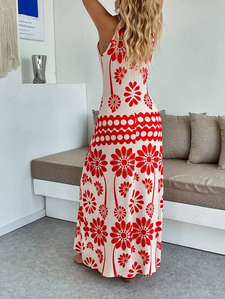 Breezaya Women's Casual Vacation Bohemian Style Dress Mensa