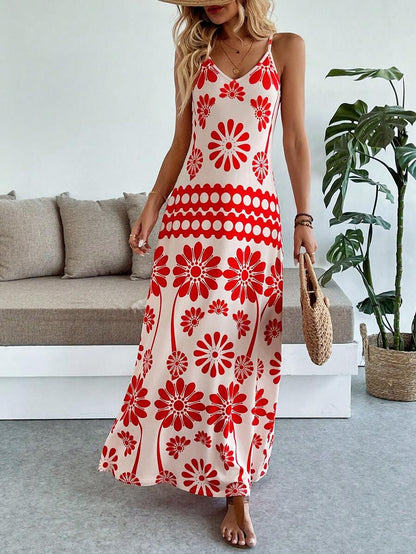 Breezaya Women's Casual Vacation Bohemian Style Dress Mensa