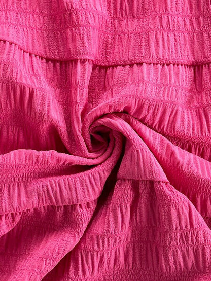 Soleia Women's Summer Holiday Solid Color Spaghetti Strap Dress With Ruffled Hem Mensa