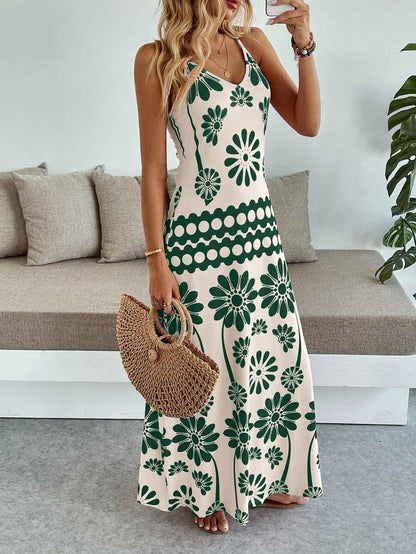 Breezaya Women's Casual Vacation Bohemian Style Dress Mensa