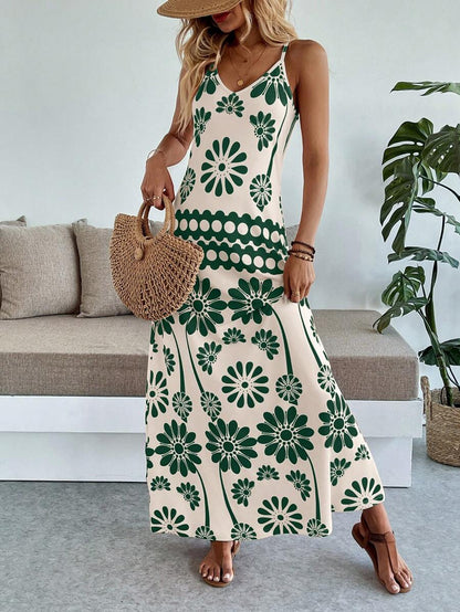 Breezaya Women's Casual Vacation Bohemian Style Dress Mensa