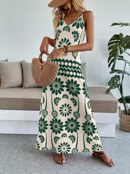 Breezaya Women's Casual Vacation Bohemian Style Dress Mensa