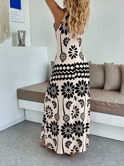 Breezaya Women's Casual Vacation Bohemian Style Dress Mensa