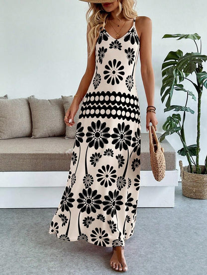 Breezaya Women's Casual Vacation Bohemian Style Dress Mensa