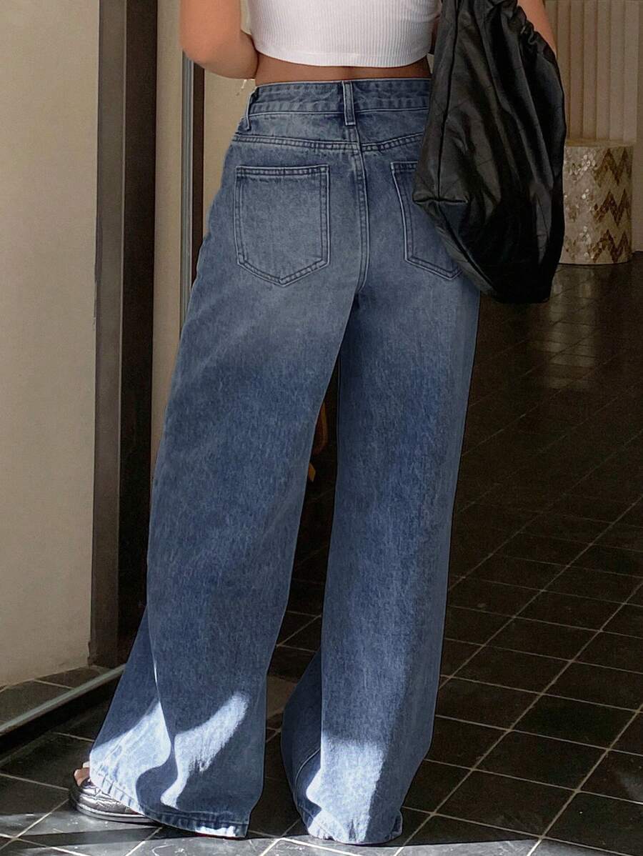 Missoula Low Rise Straight Leg Baggy Jeans