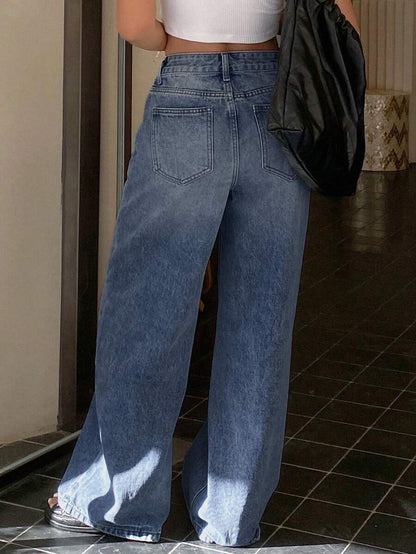 Missoula Low Rise Straight Leg Baggy Jeans