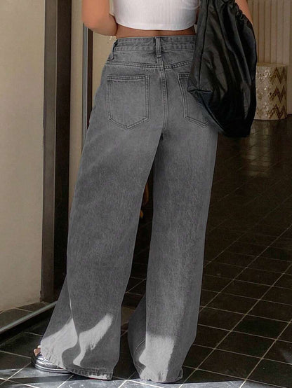 Missoula Low Rise Straight Leg Baggy Jeans