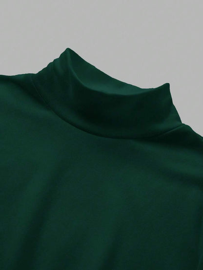Aberdeen Fleece Lined Thermal Mock Neck Fitted Top