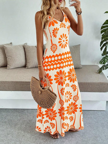 Breezaya Women's Casual Vacation Bohemian Style Dress Mensa