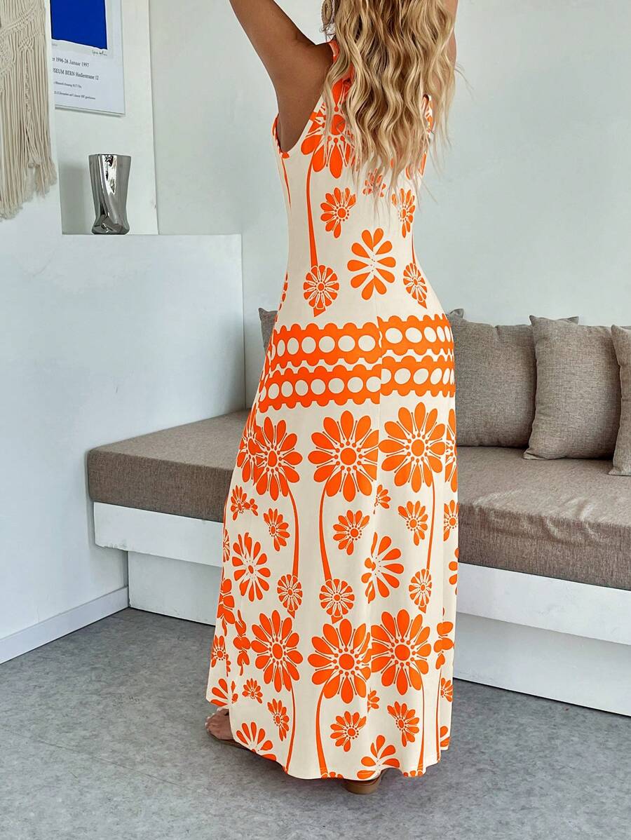 Breezaya Women's Casual Vacation Bohemian Style Dress Mensa