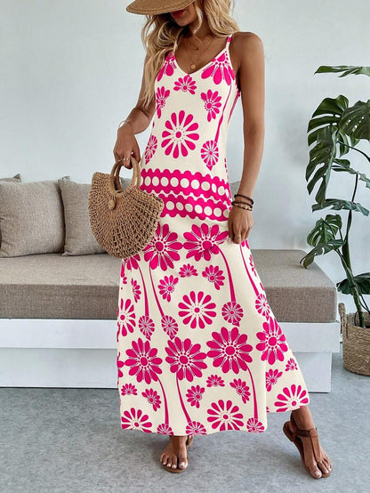 Breezaya Women's Casual Vacation Bohemian Style Dress Mensa