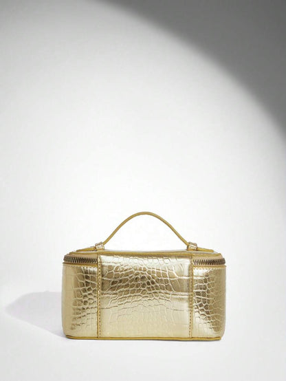 Menton Structured Vanity Top Handle Box Bag