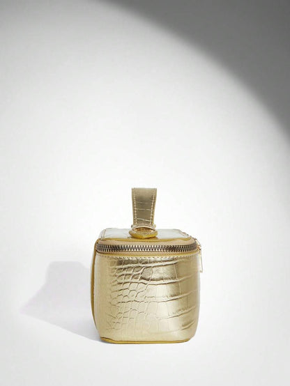 Menton Structured Vanity Top Handle Box Bag
