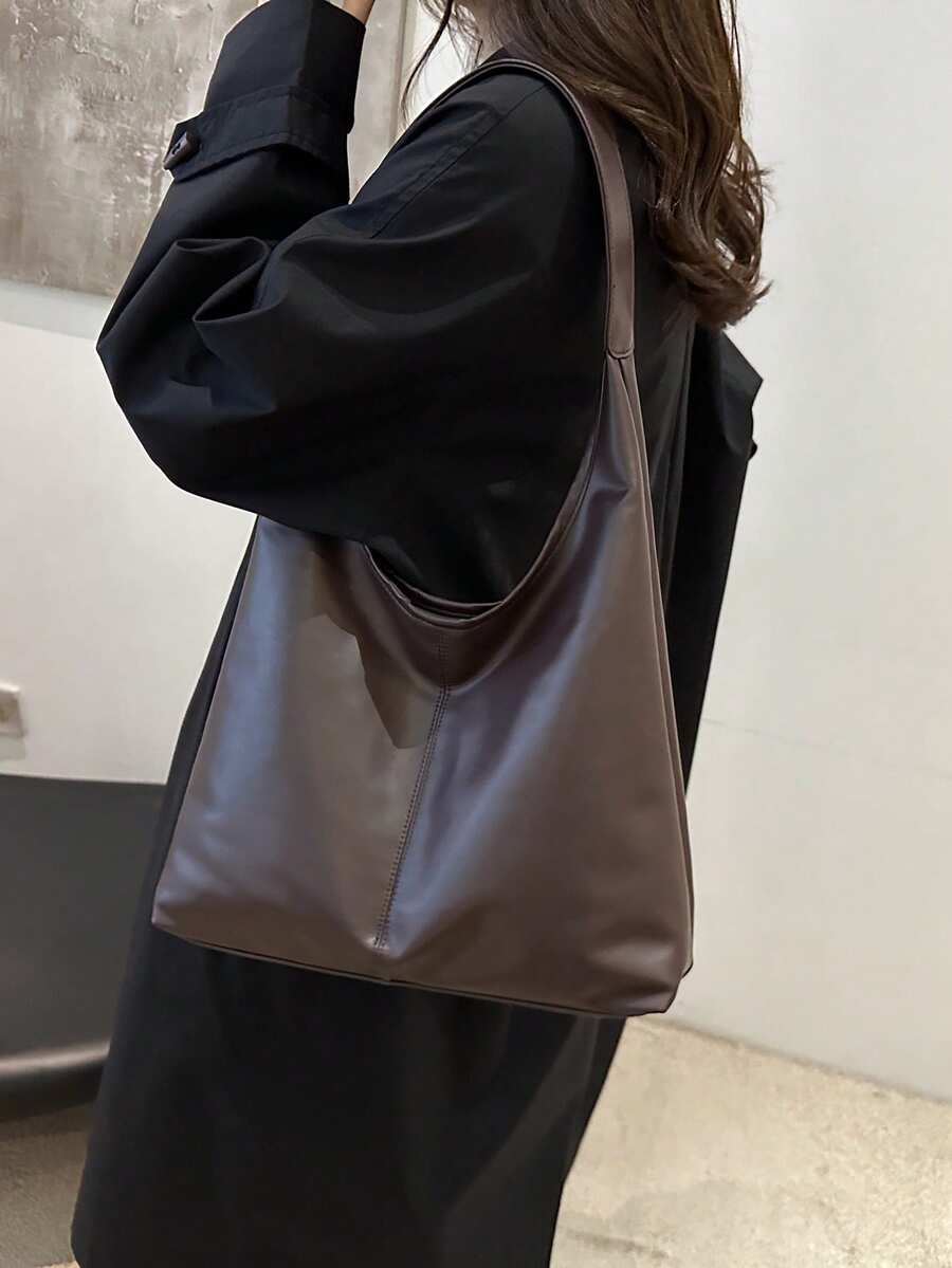 Savannah Large Slouchy Hobo Shoulder Bag with Top Handle