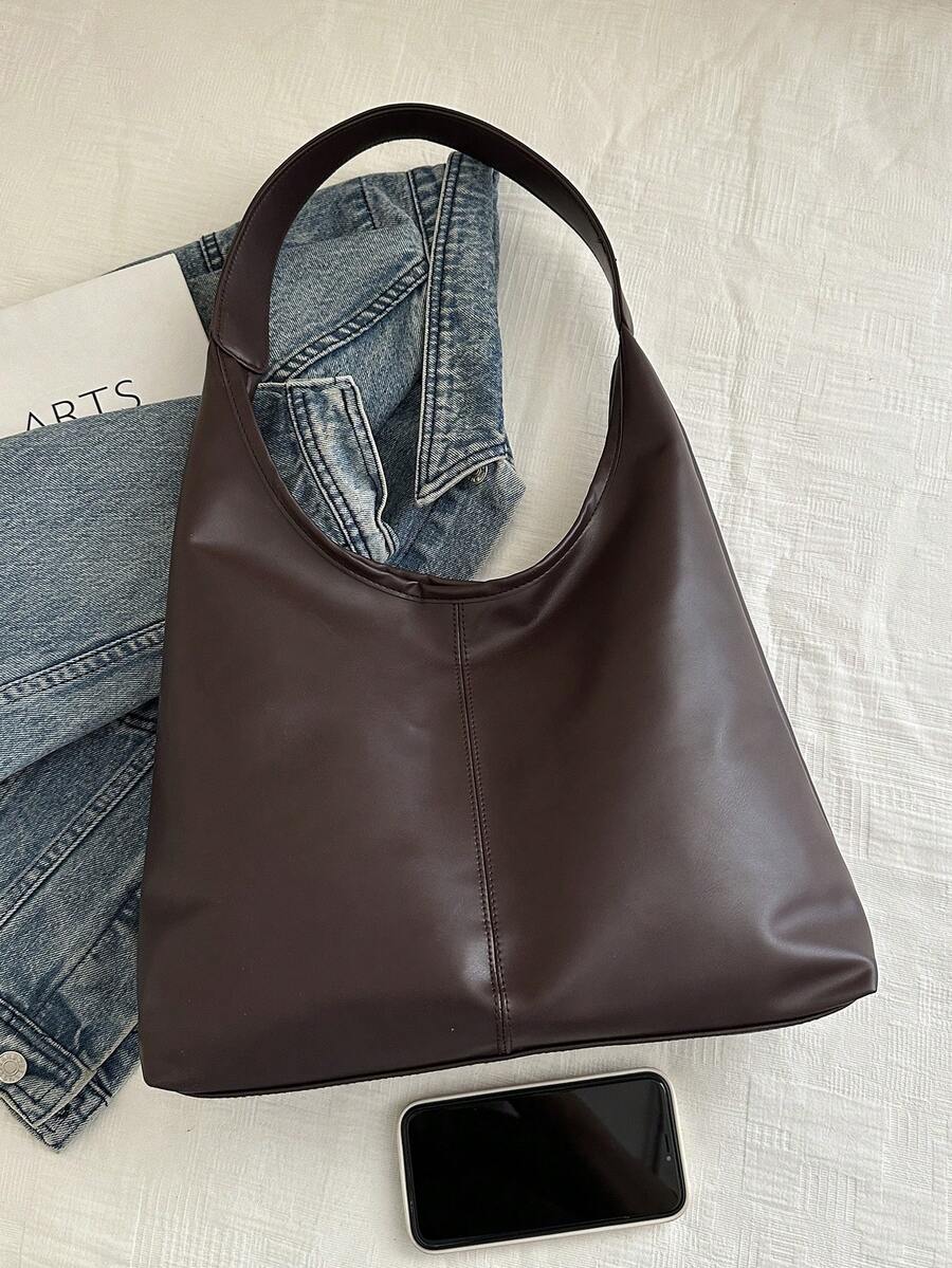 Savannah Large Slouchy Hobo Shoulder Bag with Top Handle