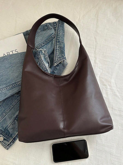 Savannah Large Slouchy Hobo Shoulder Bag with Top Handle