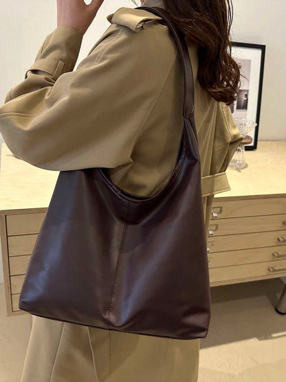 Savannah Large Slouchy Hobo Shoulder Bag with Top Handle