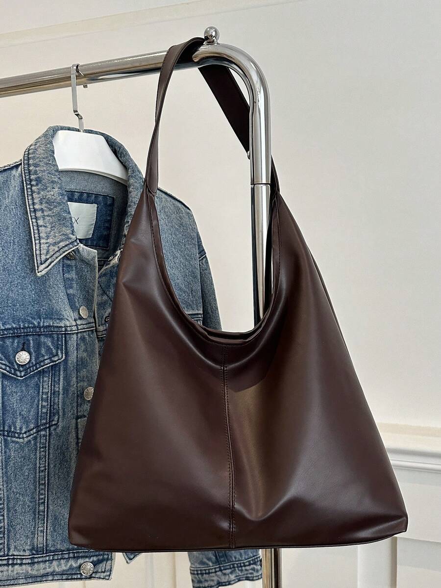 Savannah Large Slouchy Hobo Shoulder Bag with Top Handle