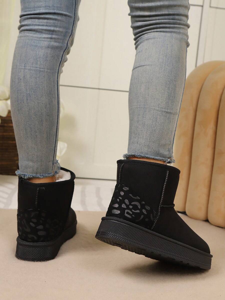 2025New Autumn/Winter Women Snow Boots, Versatile, Minimalist, Warm, Anti-Slip Short Shaft Female Boots,Fur Boots Mensa