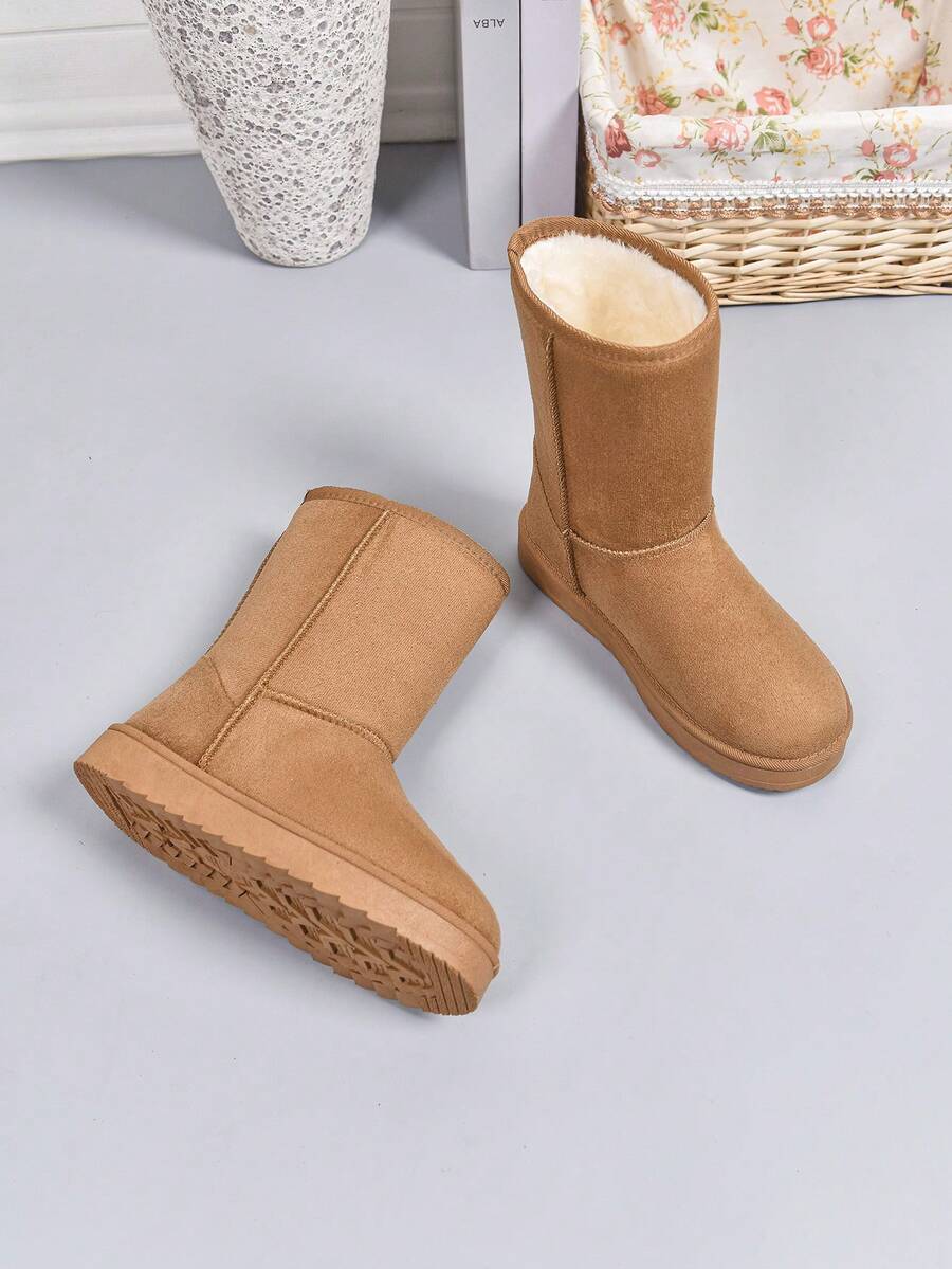 Latest Winter Snow Fashionable Mid-Calf Warm Women Boots, Fur, Party Mensa