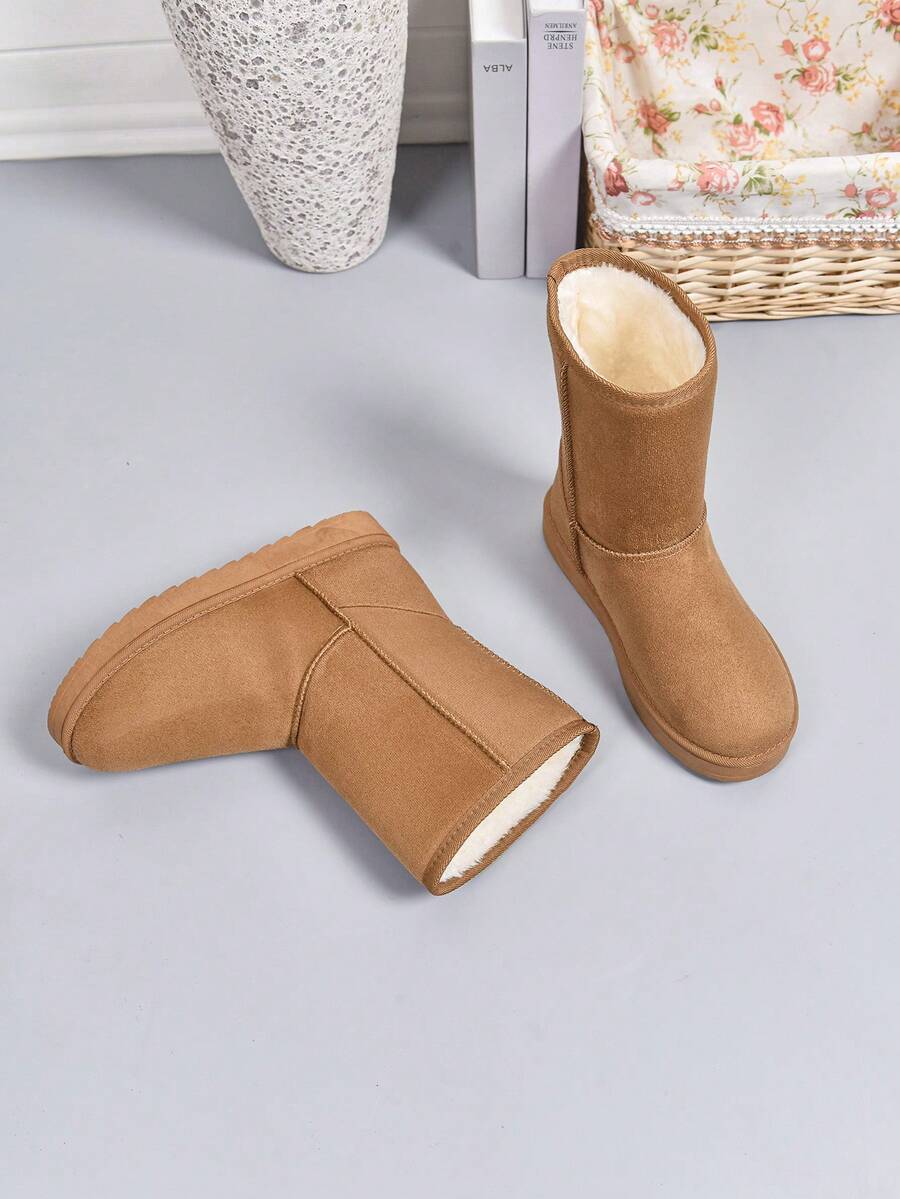 Latest Winter Snow Fashionable Mid-Calf Warm Women Boots, Fur, Party Mensa