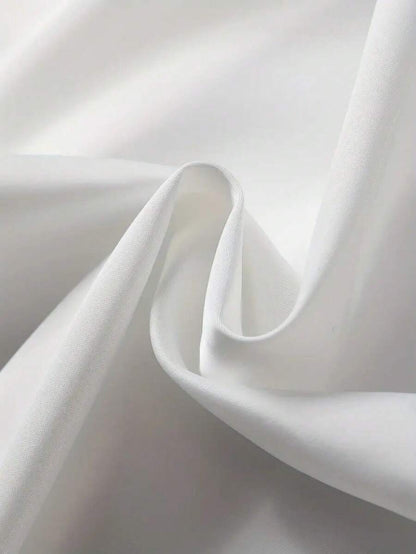 Versailles Satin Bow Tie Neck Long Sleeve Blouse