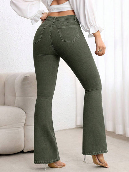 Zakopane High Waist Stretch Flare Jeans