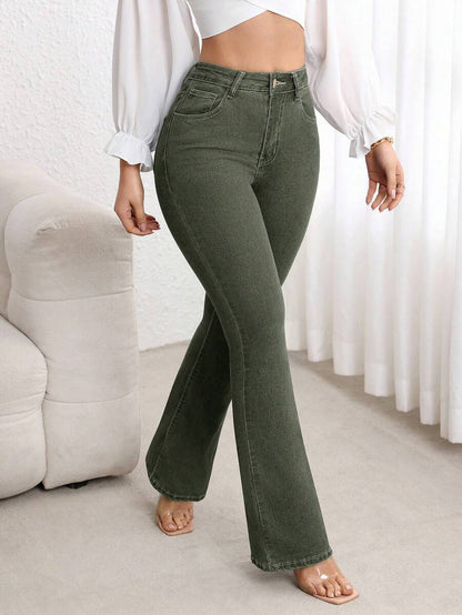 Zakopane High Waist Stretch Flare Jeans