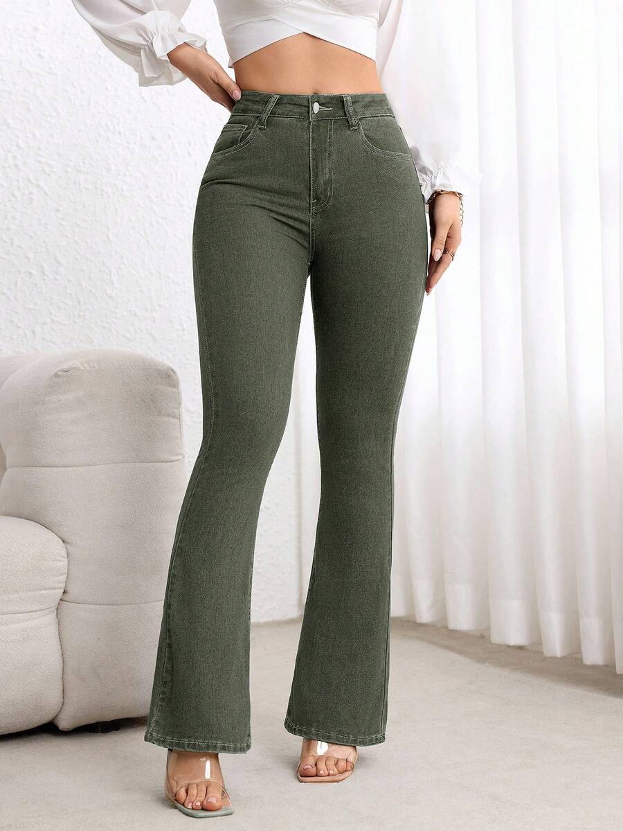 Zakopane High Waist Stretch Flare Jeans