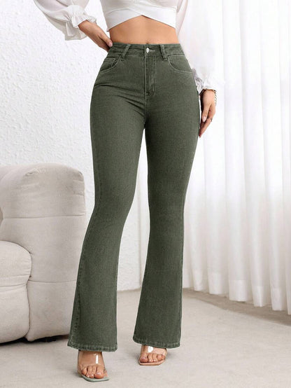 Zakopane High Waist Stretch Flare Jeans