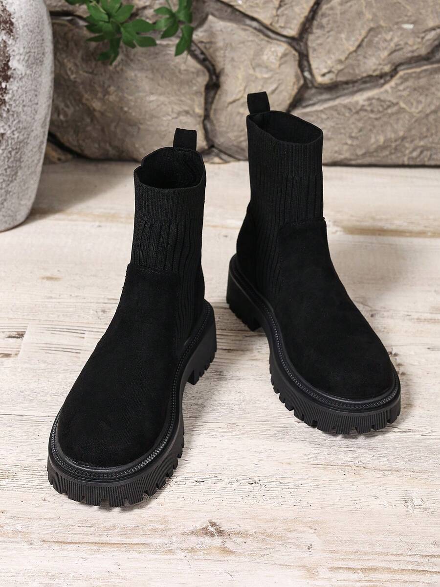 2026 Spring/Autumn/Winter New Women's Shoes, Winter Warm Women's Boots, Fashion Versatile Casual Women's Shoes, Black/White Ankle Boots With Lace-Up And Side Zipper, Flat Women's Boots, Women's Ankle Boots And Ankle Boots, Women's Fashion Boots, College S Mensa