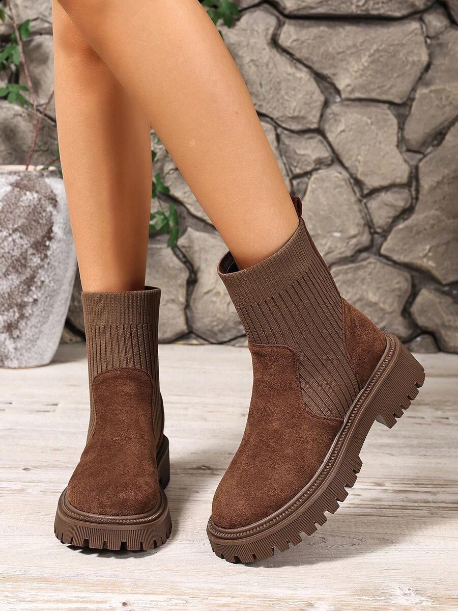 2026 Spring/Autumn/Winter New Women's Shoes, Winter Warm Women's Boots, Fashion Versatile Casual Women's Shoes, Black/White Ankle Boots With Lace-Up And Side Zipper, Flat Women's Boots, Women's Ankle Boots And Ankle Boots, Women's Fashion Boots, College S Mensa
