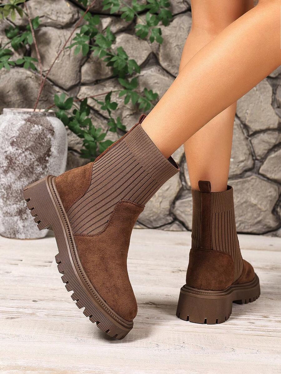 2026 Spring/Autumn/Winter New Women's Shoes, Winter Warm Women's Boots, Fashion Versatile Casual Women's Shoes, Black/White Ankle Boots With Lace-Up And Side Zipper, Flat Women's Boots, Women's Ankle Boots And Ankle Boots, Women's Fashion Boots, College S Mensa
