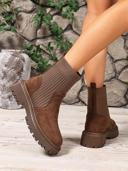 2026 Spring/Autumn/Winter New Women's Shoes, Winter Warm Women's Boots, Fashion Versatile Casual Women's Shoes, Black/White Ankle Boots With Lace-Up And Side Zipper, Flat Women's Boots, Women's Ankle Boots And Ankle Boots, Women's Fashion Boots, College S Mensa