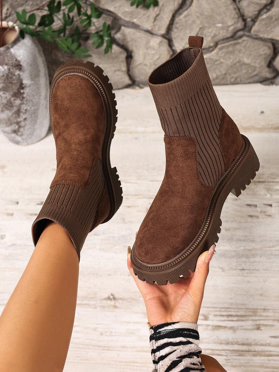 2026 Spring/Autumn/Winter New Women's Shoes, Winter Warm Women's Boots, Fashion Versatile Casual Women's Shoes, Black/White Ankle Boots With Lace-Up And Side Zipper, Flat Women's Boots, Women's Ankle Boots And Ankle Boots, Women's Fashion Boots, College S Mensa