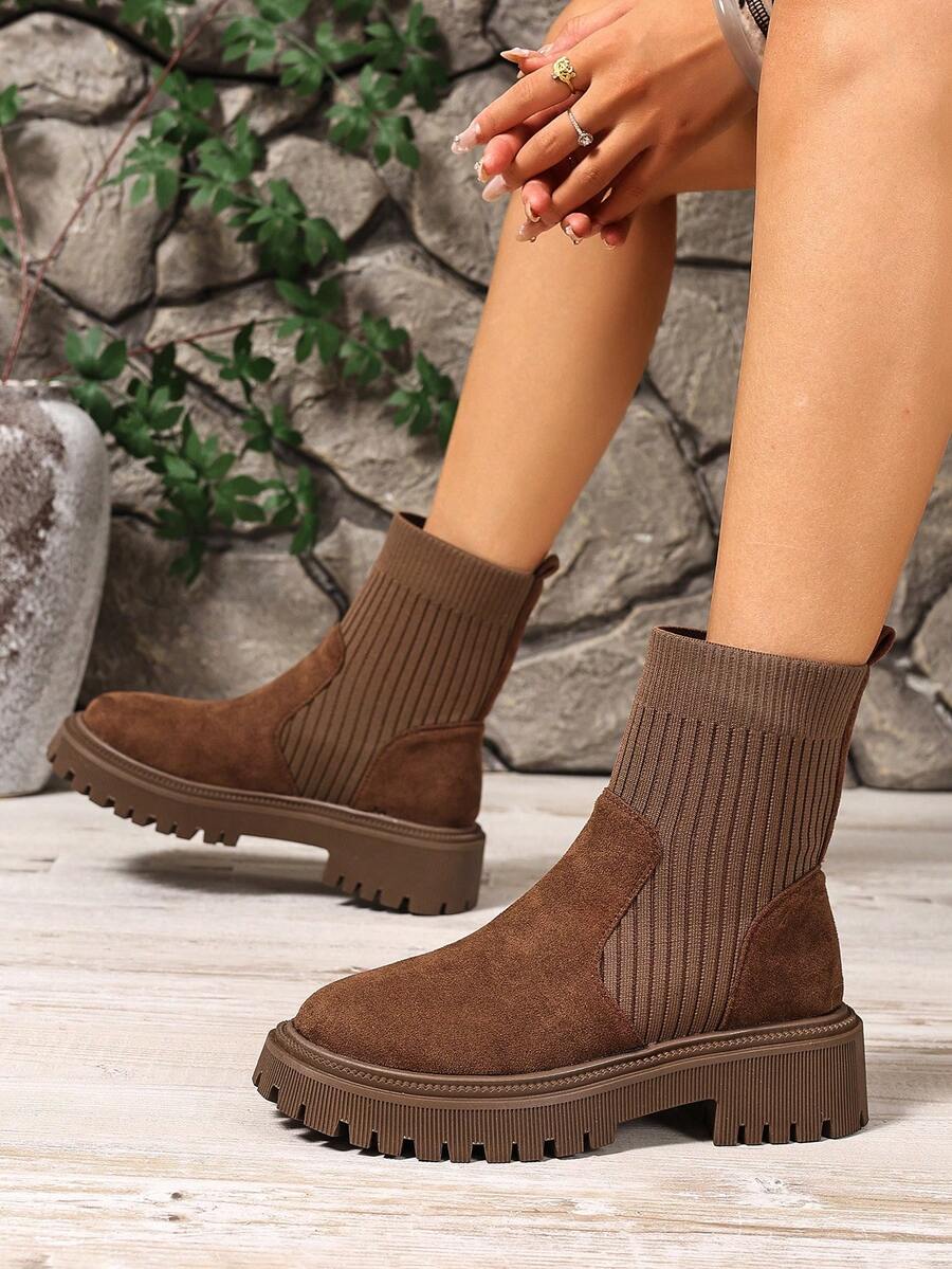 2026 Spring/Autumn/Winter New Women's Shoes, Winter Warm Women's Boots, Fashion Versatile Casual Women's Shoes, Black/White Ankle Boots With Lace-Up And Side Zipper, Flat Women's Boots, Women's Ankle Boots And Ankle Boots, Women's Fashion Boots, College S Mensa