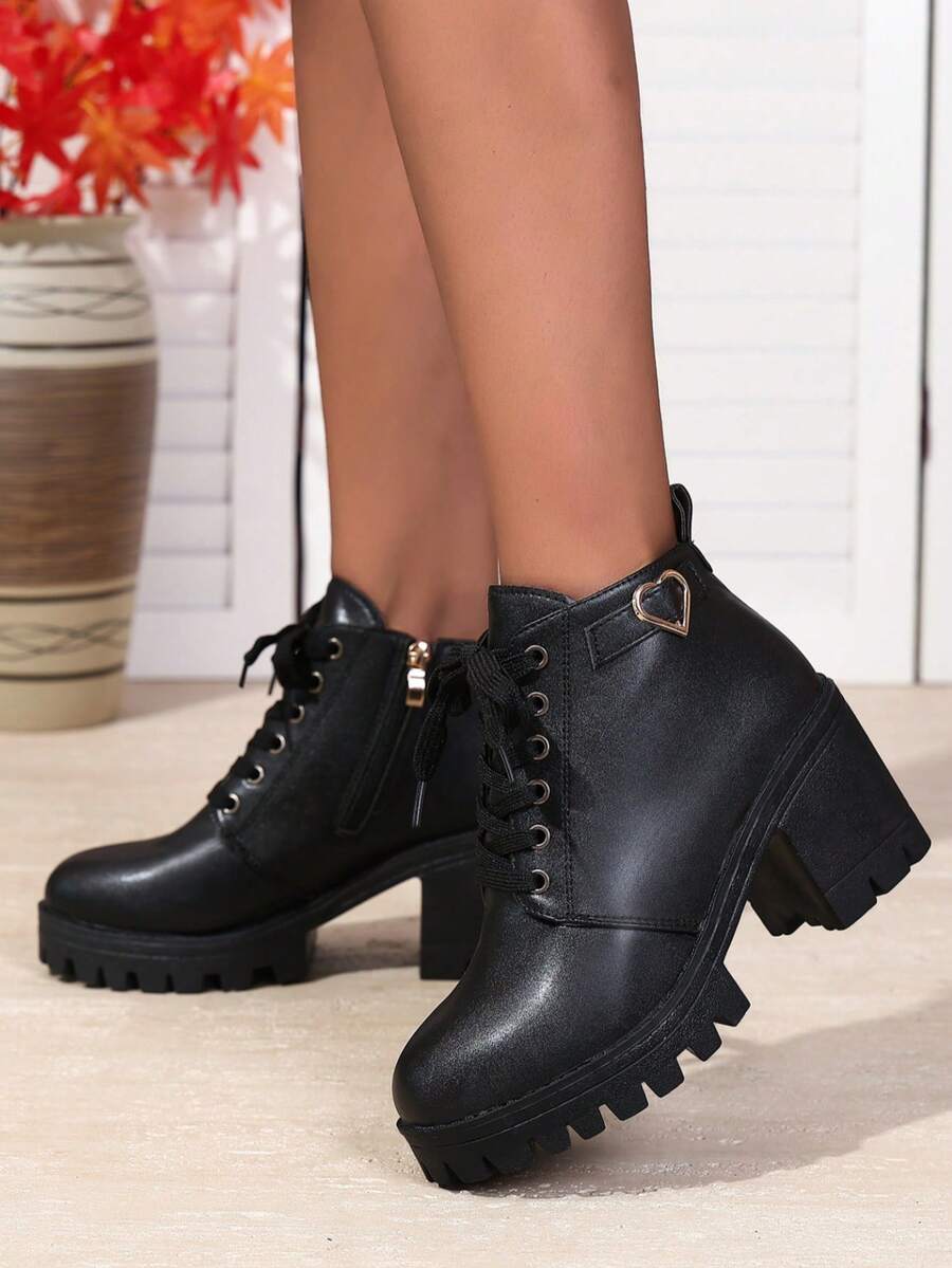 2024 New Stylish Mid-Heel Anti-Slip Boots, Korean Version Lightweight Warm Boots For Women, Autumn/Winter Mensa
