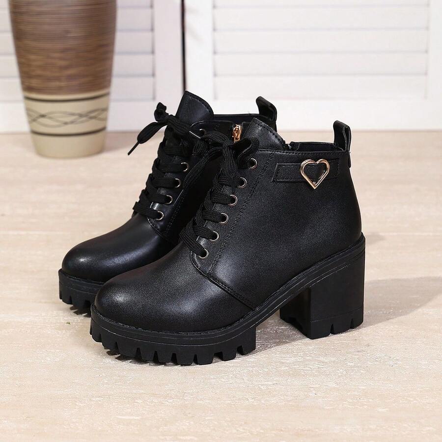 2024 New Stylish Mid-Heel Anti-Slip Boots, Korean Version Lightweight Warm Boots For Women, Autumn/Winter Mensa