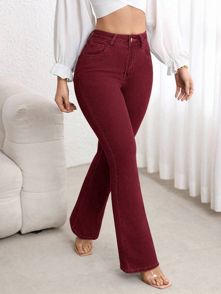 Zakopane High Waist Stretch Flare Jeans