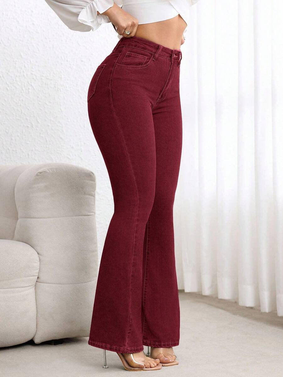Zakopane High Waist Stretch Flare Jeans