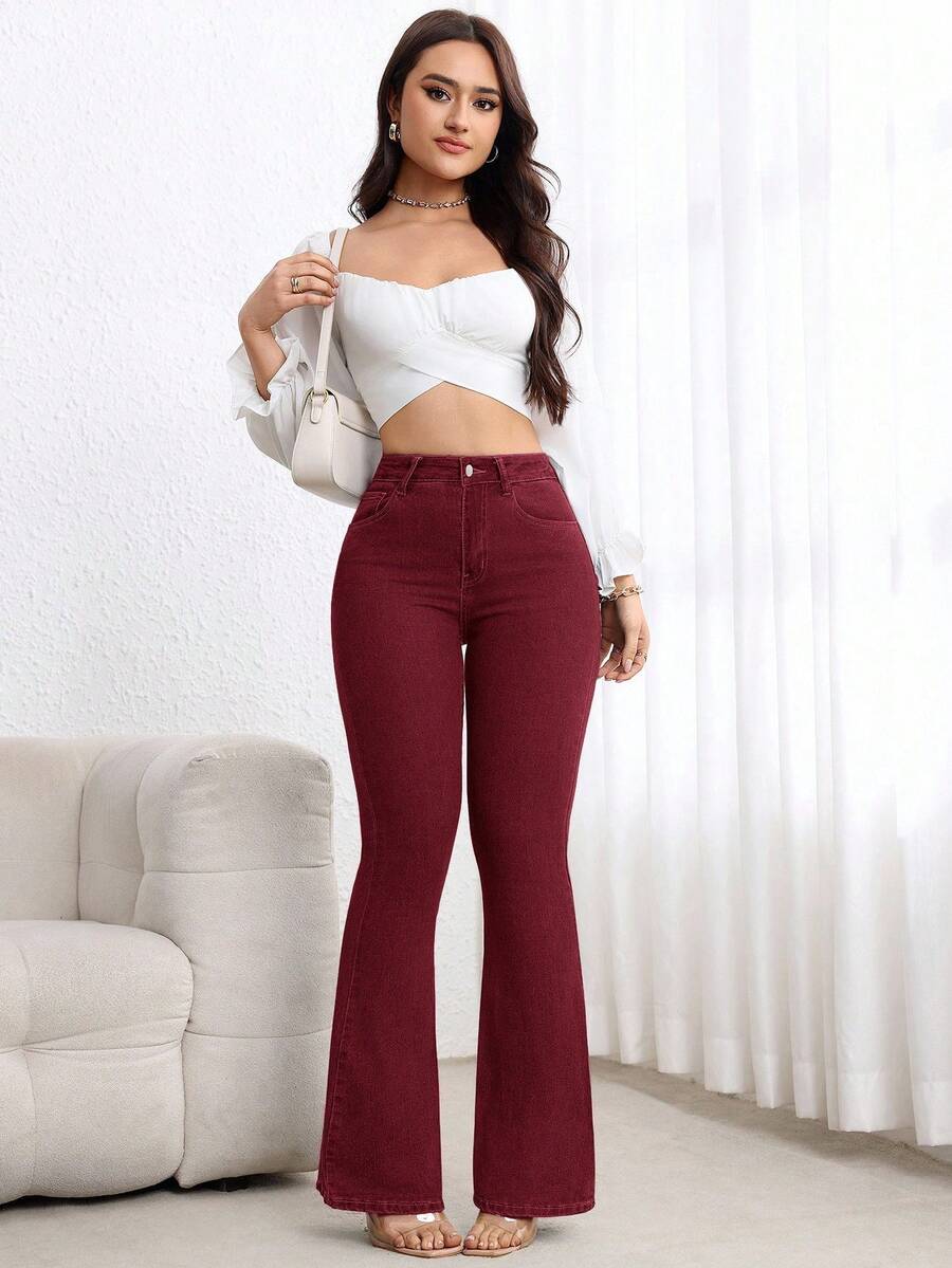 Zakopane High Waist Stretch Flare Jeans