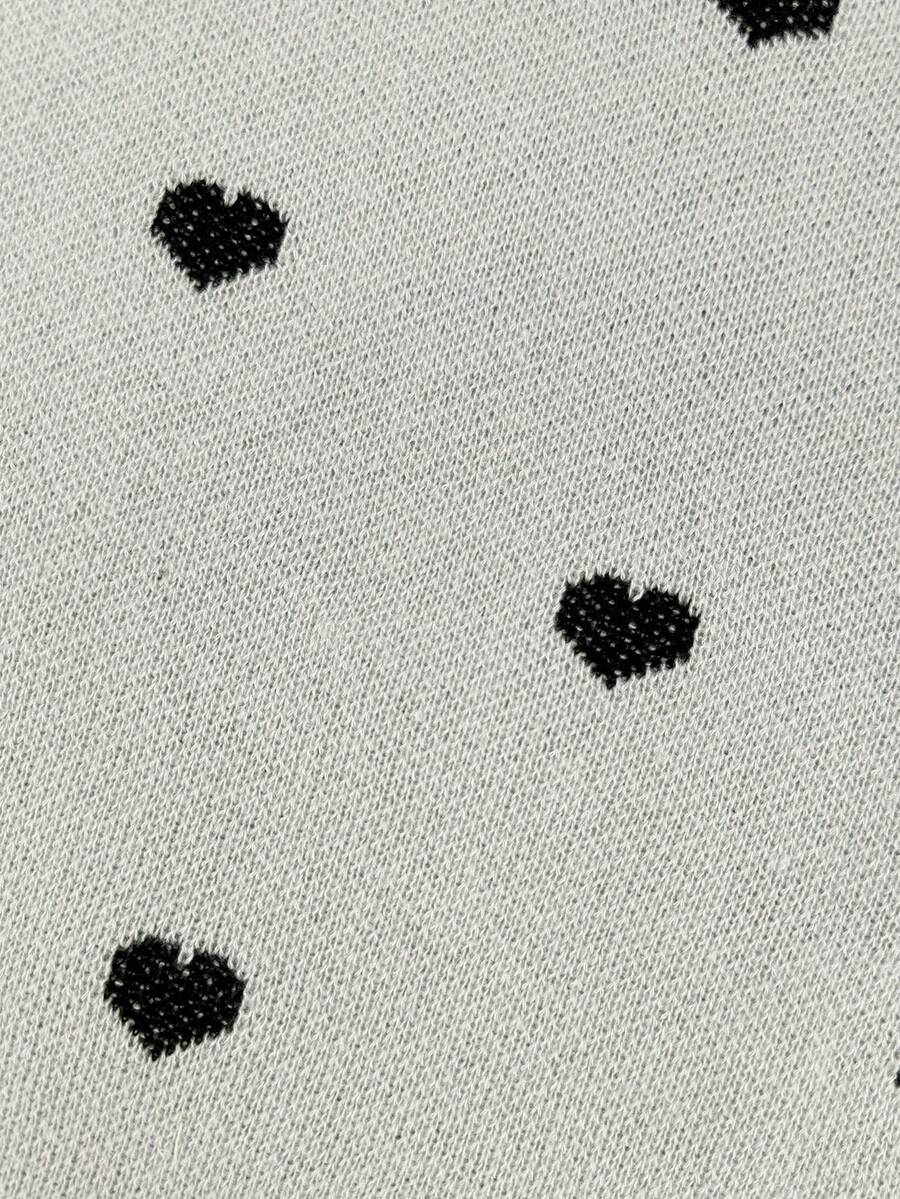 Cumbria Heart Pattern Loose Knit Sweater