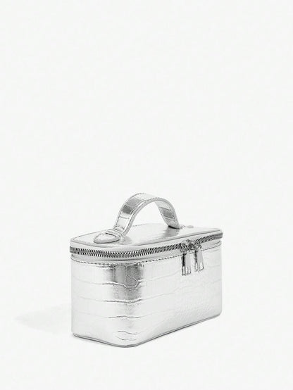 Menton Structured Vanity Top Handle Box Bag