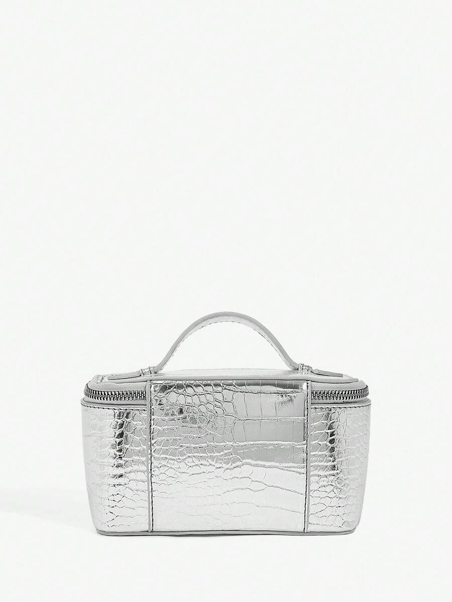 Menton Structured Vanity Top Handle Box Bag