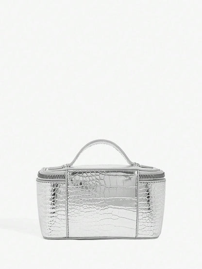 Menton Structured Vanity Top Handle Box Bag