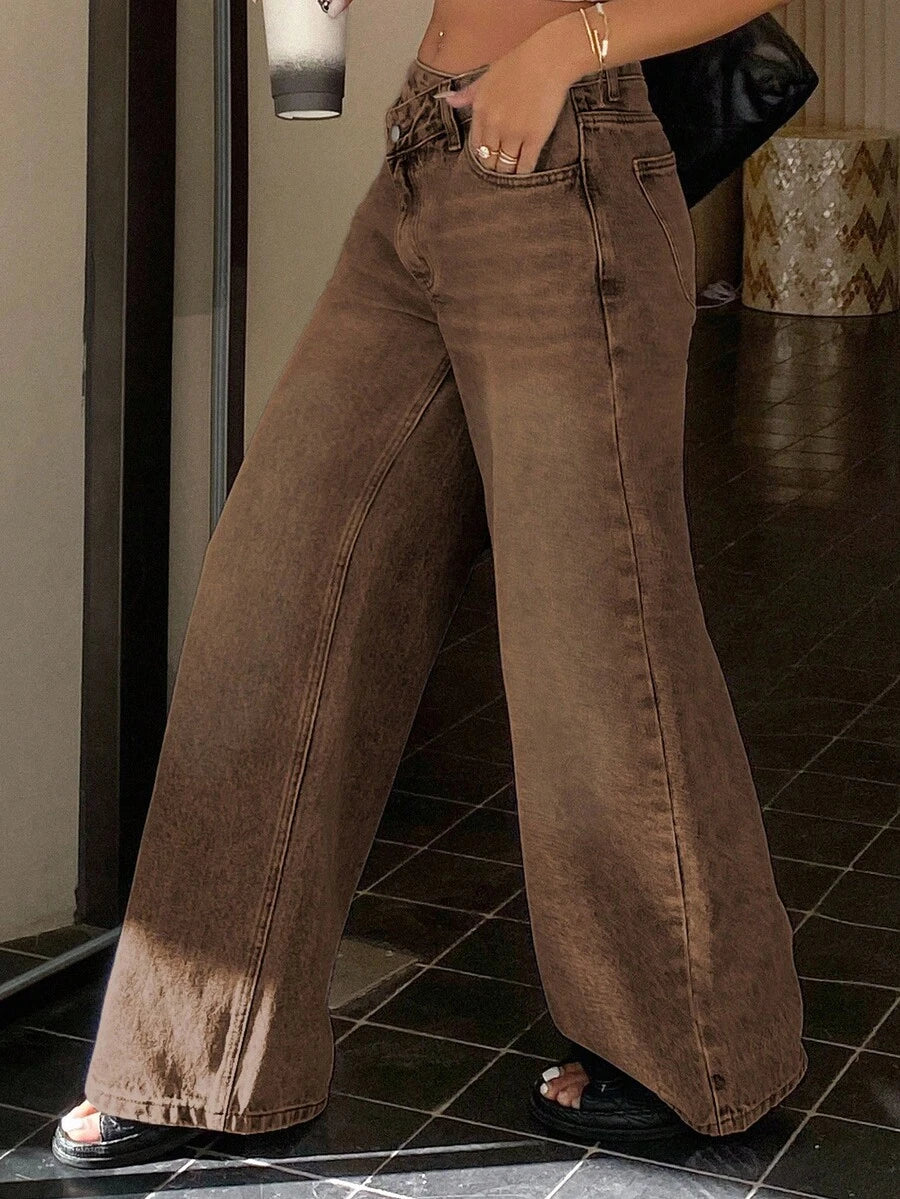 Missoula Low Rise Straight Leg Baggy Jeans
