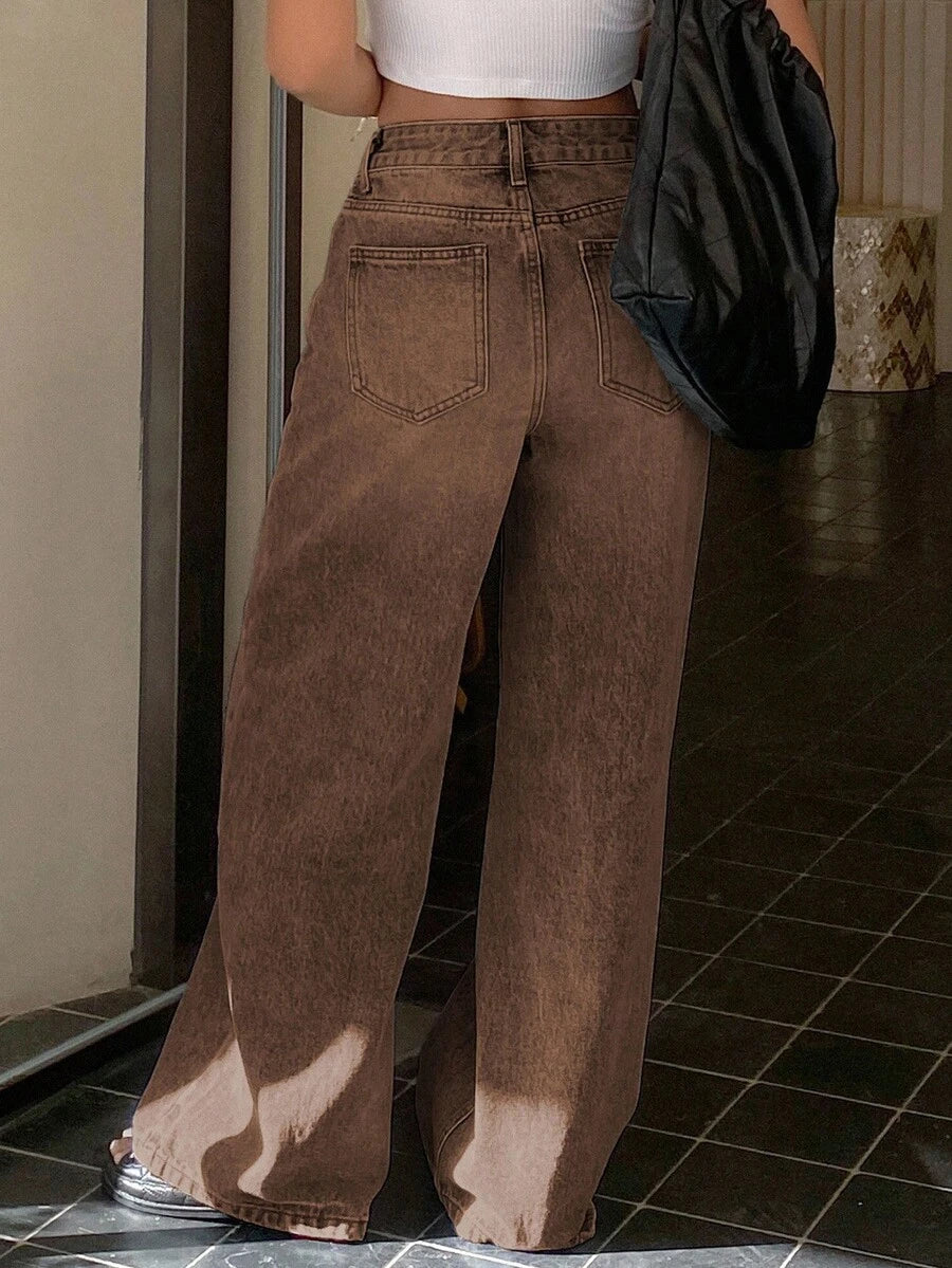 Missoula Low Rise Straight Leg Baggy Jeans