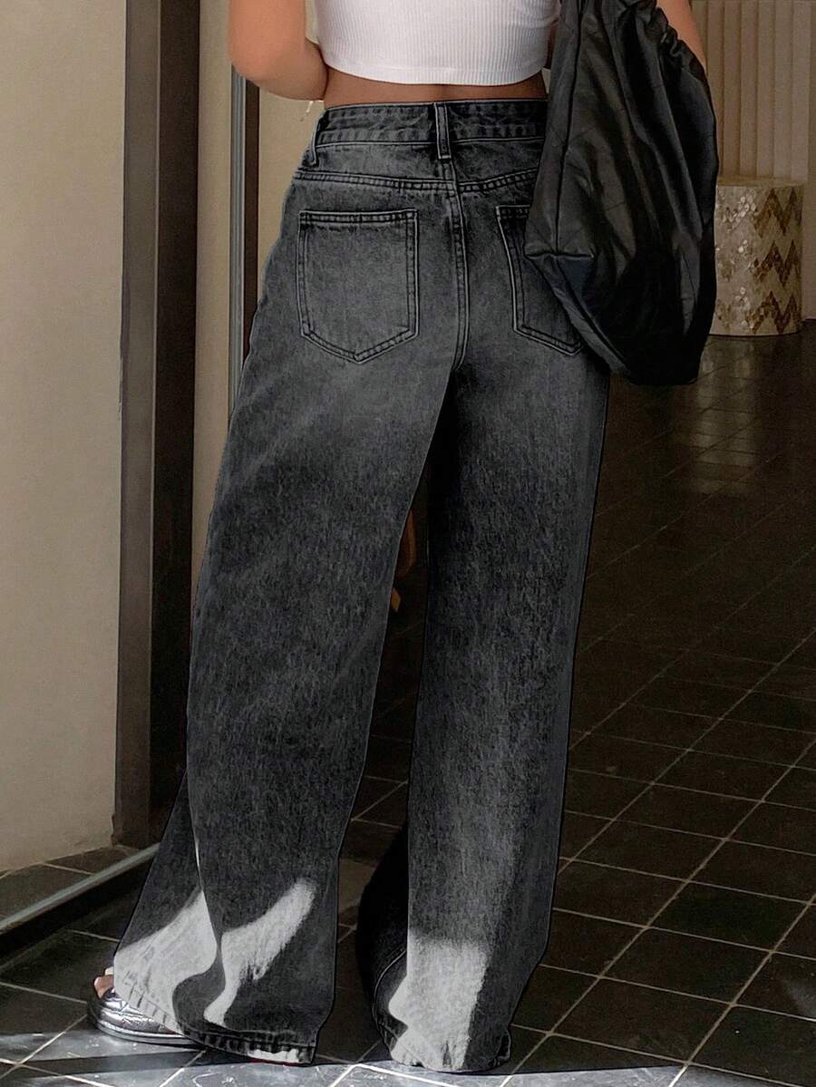 Missoula Low Rise Straight Leg Baggy Jeans